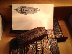 Post Card type cut from early 1900s 